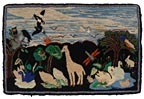 Hooked rug