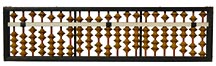Large wood abacus