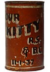 Antique folk art bank