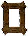 Tramp art frame