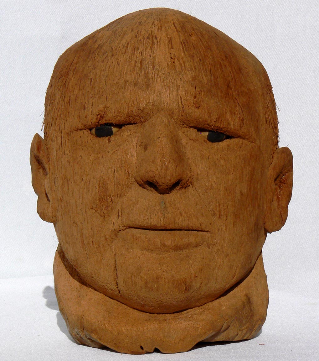 Figural Carved Coconut