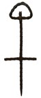Primitive iron goat hobble