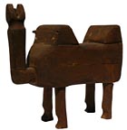 Carved elephant by Morris Borer