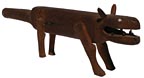 Carved cat by Morris Borer
