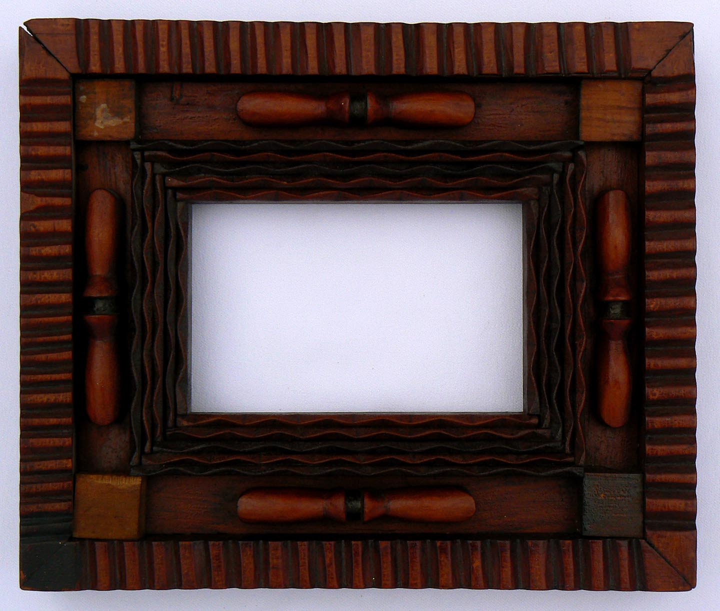 Tramp art frame