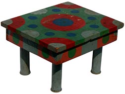 Painted stool