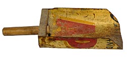 Home made grain scoop