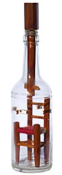Chair in a bottle whimsy
