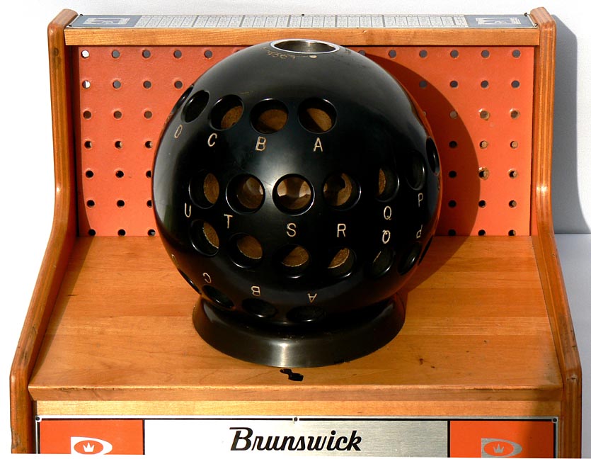 WILD 1950's Brunswick CustomMatic bowling ball fitter. eBay
