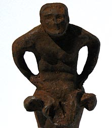 Cast iron figure