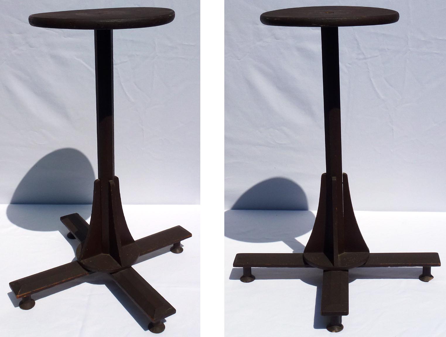 19th c. Stand with Spool Feet