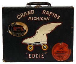 Decorated Roller Skate Box