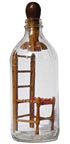 Chair in a bottle whimsey