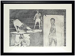 Drawing of boxers