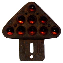 Old highway reflector arrow
