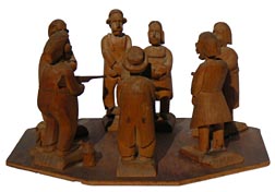 Shotgun wedding carving
