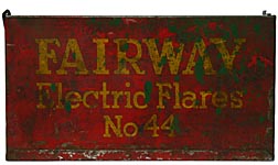 Painted metal box for Electric Flares