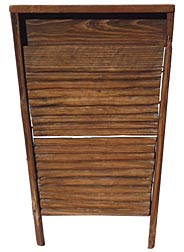 Primitive hand made wooden washboard