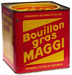 Decorative French bouillon can