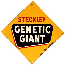 Metal Genetic Giant seed sign