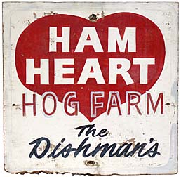 Ham Heart farm sign