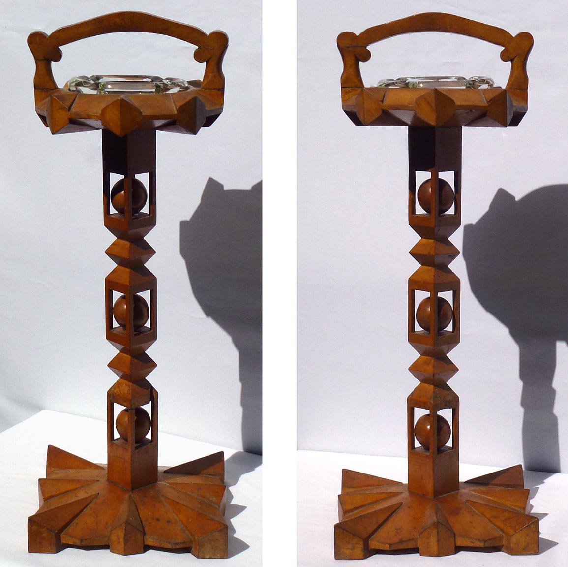 Whimsy carved stand
