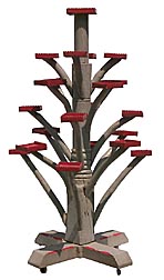 Tramp art tree