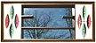 60's Mirrored shelf