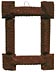 Frame with large corners
