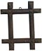 Crossed corners frame