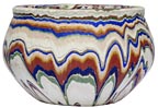 Tourist ware pottery planter