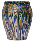 Tourist ware pottery vase