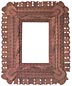 Tramp art frame