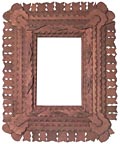 Tramp art frame