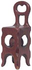 Chair whimsy carving