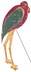 Parrot yard ornament