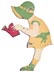 Watering can woman