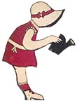 Watering can woman