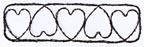 Barbed wire art hearts