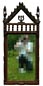 Carved whimsey mirror