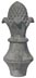 Zinc architectural finial