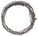 Barbed wire wreath