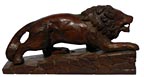 Carved lion