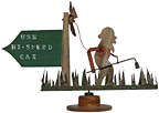 Gardener whirligig