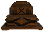 Tramp art box