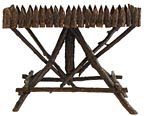 Rustic twig table