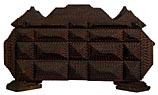 Large tramp art box