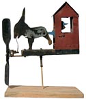 Mule whirligig