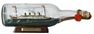 Titanic ship in a bottle