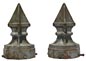 Iron gate caps